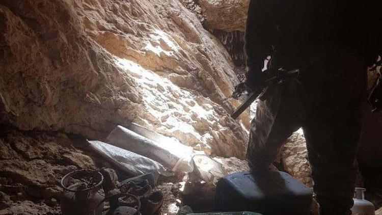 Siirtte terör operasyonunda 22 mağara imha edildi
