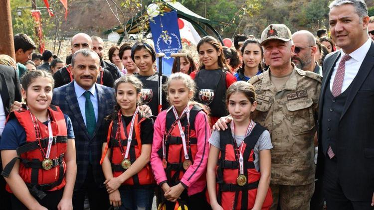 Türkiyenin ilk rafting eğitim merkezi Tuncelide açıldı