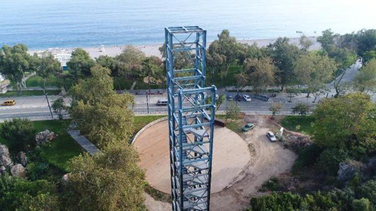 Atatürk Kültür Parkından sahile asansörle inilecek