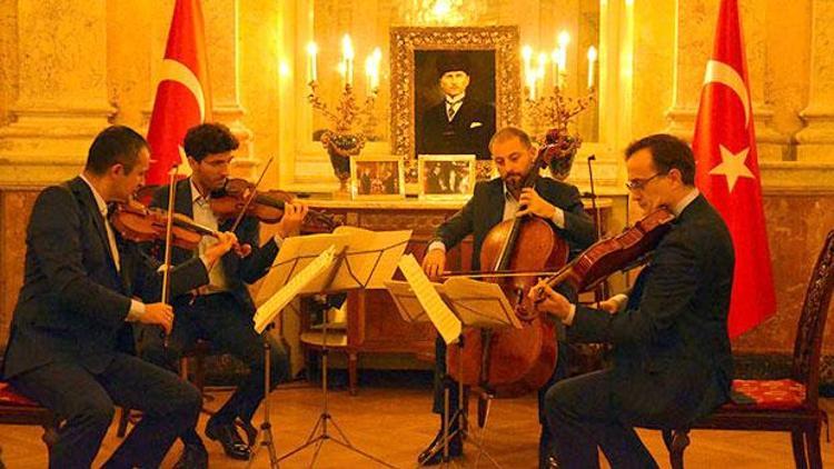 Türk Büyükelçiliğinde klasik müzik konseri