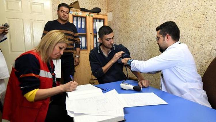 Mamak Belediyesi işçilerine sağlık muayenesi