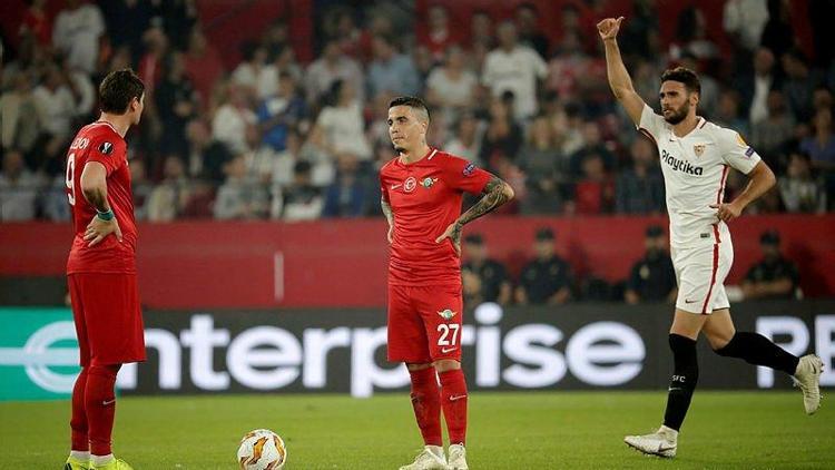 Akhisarspor, Sevillaya farklı kaybetti