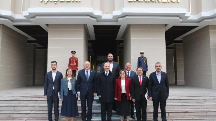 Gaziantep heyetinden Bakan Soyluya ziyaret