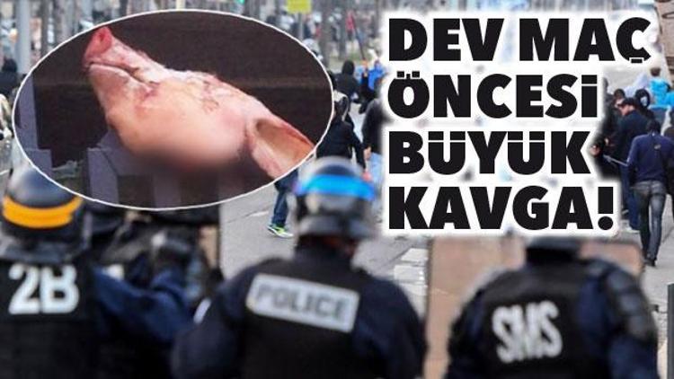 Avrupa Ligi maçı öncesi Marsilyada kavga çıktı