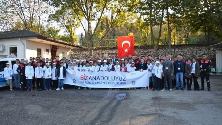 Mardinli öğrencilerden Yunus ekiplerine taziye ziyareti