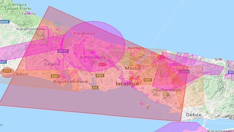 İstanbul Yeni Havalimanı üzerinde uçuş yasağı