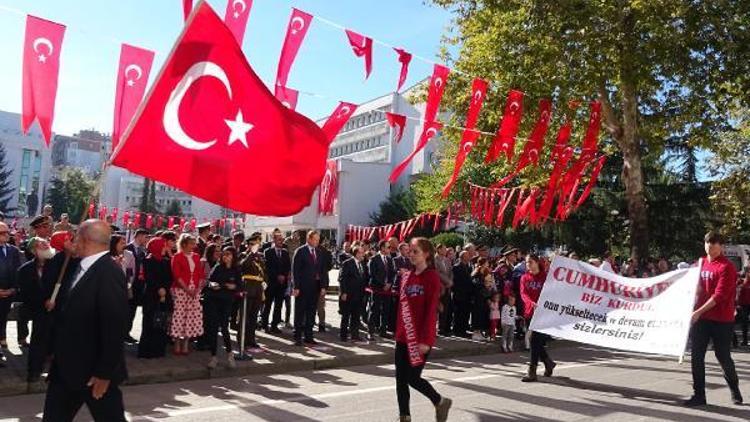 Trabzonda 29 Ekim Cumhuriyet Bayramı kutlandı
