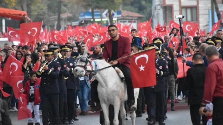 Edirnede Cumhuriyet yürüyüşü