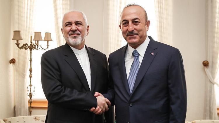 Dışişleri Bakanı Çavuşoğlu, İranlı mevkidaşı ile bir araya geldi