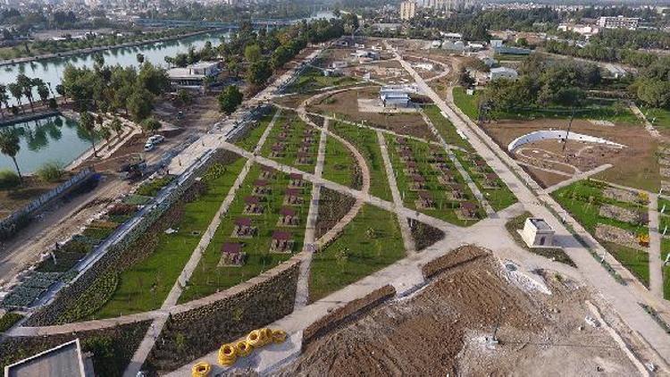 Adananın ilk Millet Bahçesi tamamlanmak üzere