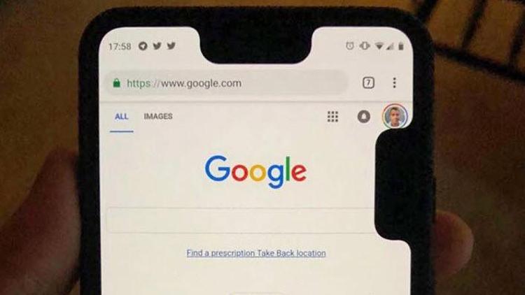 Google Pixel 3 XLde çentik kabusu