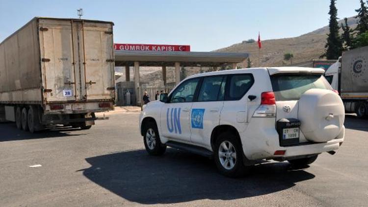 BMden İdlibe 28 TIR insani yardım malzemesi gönderildi