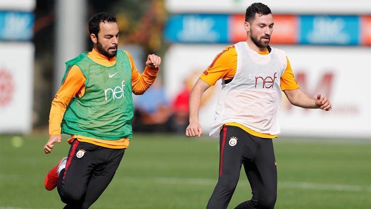 Galatasarayda derbi hazırlıkları devam ediyor