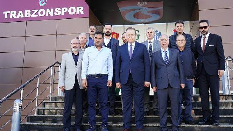 Vali Yavuz’dan Trabzonspor’a veda ziyareti
