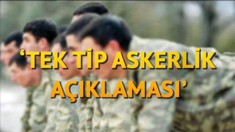 Tek tip askerlik ne zaman çıkacak Yeni askerlik sistemi için Bakan Akardan açıklama