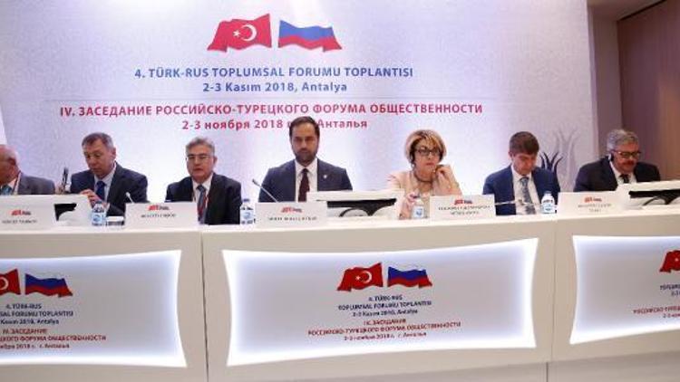 Türk-Rus Toplumsal Forumu Antalyada başladı