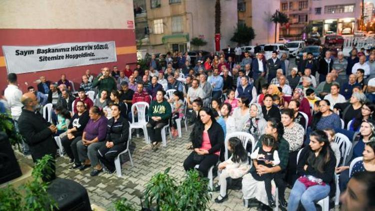 Başkanı Hüseyin Sözlü, Mahallesi sakinleri ile bir araya geldi