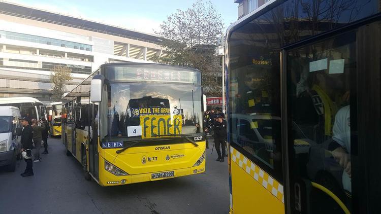 Fenerbahçe taraftarları derbi için yola çıktı