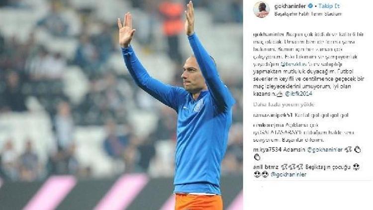 Gökhan İnlerden sportmenlik dolu mesaj