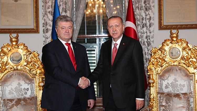 Erdoğan ile Poroşenko görüştü