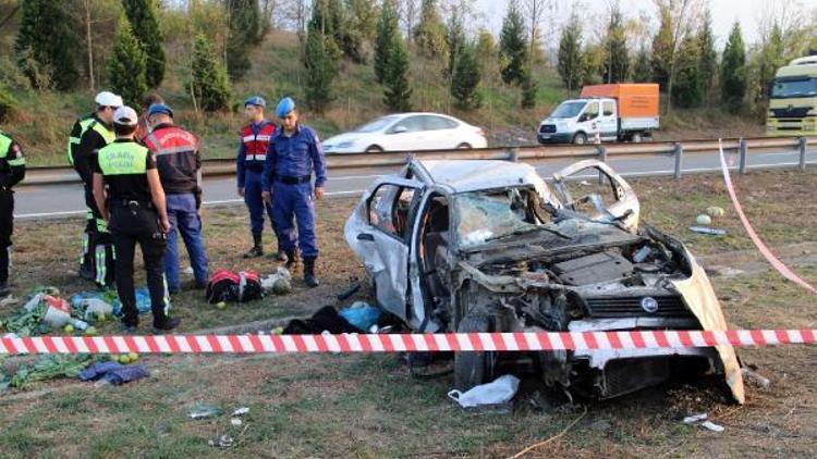 Otomobil takla attı: 1i ağır, 3 yaralı