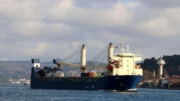 Suriyeye giden Rus kargo gemisi Boğazdan geçti