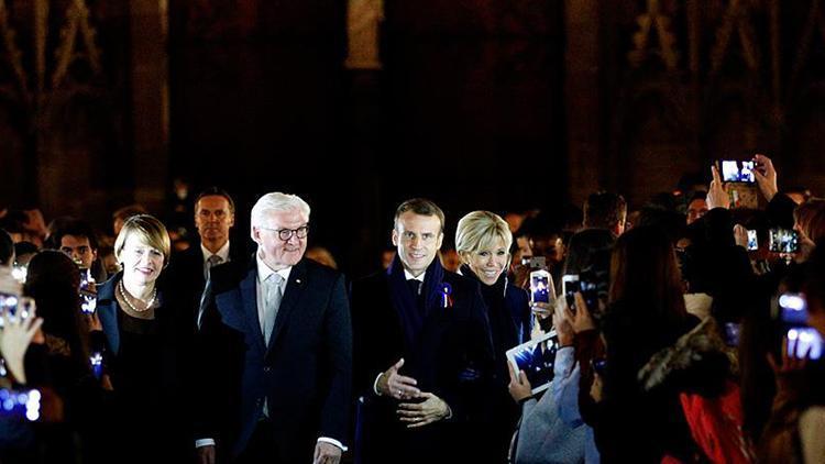 Macron Ateşkes Günü turuna Strazburgdan başladı