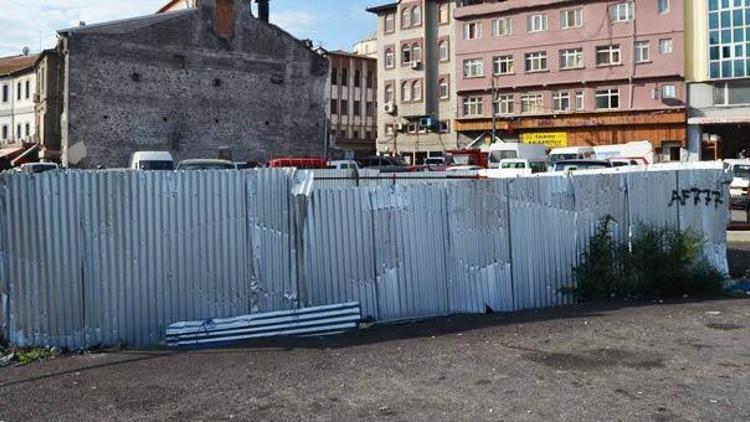 Binalar yıkılınca ortaya çıktı Trabzonda müthiş keşif