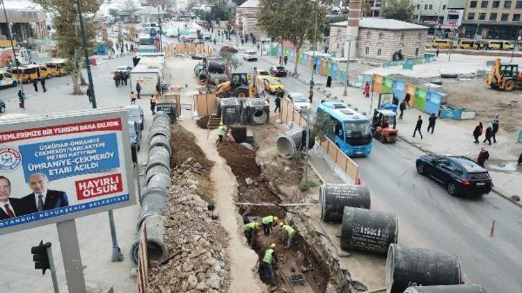 Üsküdarda İSKİ kazısı sırasında tarihi kalıntılara rastlandı