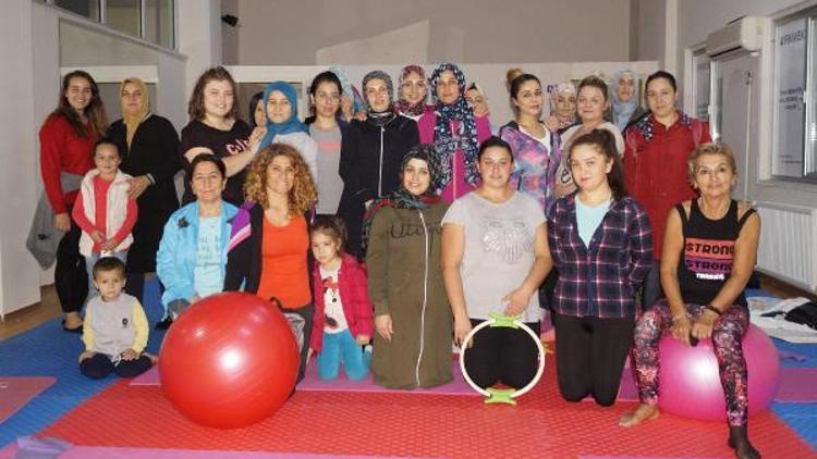 Finikeli kadınlardan pilates kurslarına ilgi