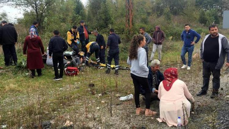 Otomobil takla attı: 4 yaralı