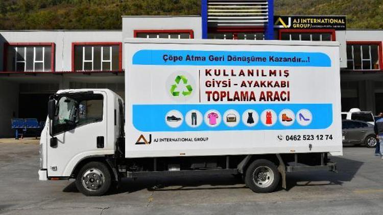 Trabzonda giysiler geri dönüşüme kazandırılıyor