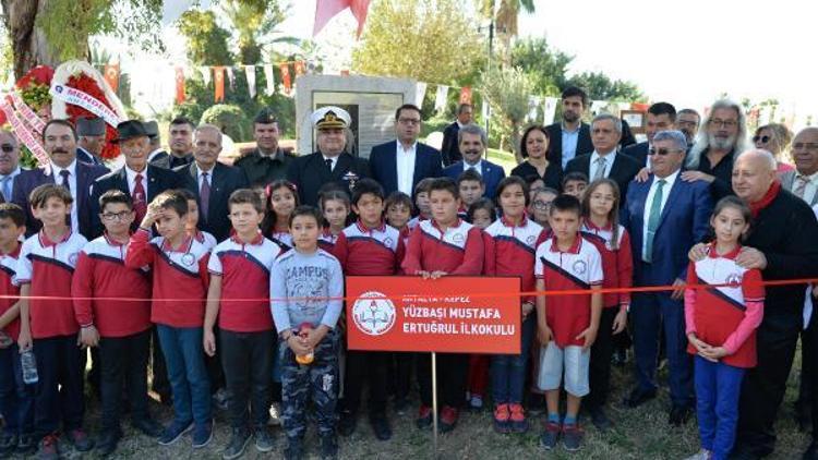 Yüzbaşı Mustafa Ertuğrul Aker anıtı açıldı