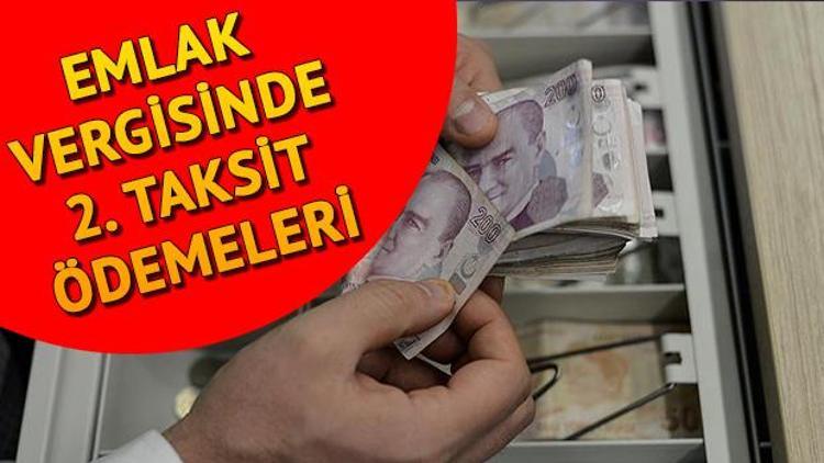 Emlak vergisi 2. taksit ödemeleri ne zaman