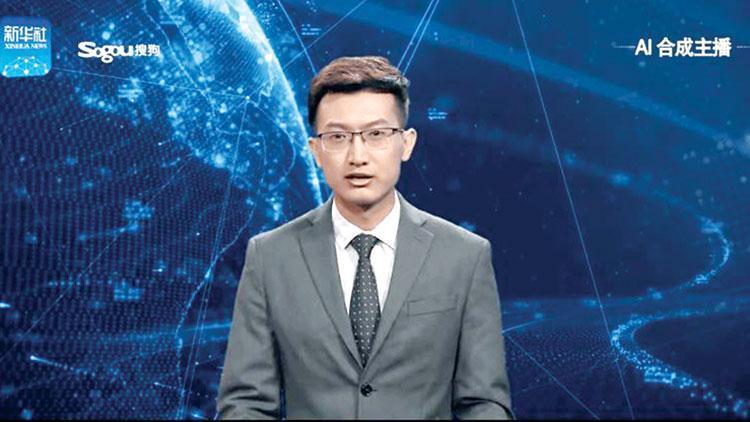 Çinliler yapay zekâ ile haber spikeri yarattı