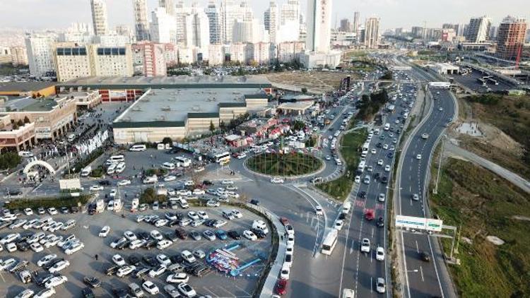 (Hava fotoğraflarıyla) - TÜYAP Kitap Fuarında hafta sonu yoğunluğu