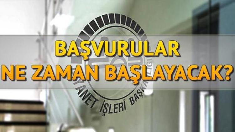 Diyanet İşleri Başkanlığı personel alımı | Diyanet 2019da 6 bin 100 personel alacak