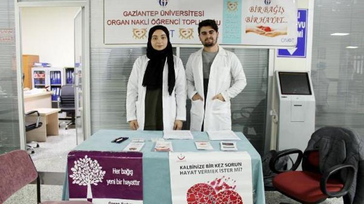 GAÜN Hastanesinden, organ bağışı standı