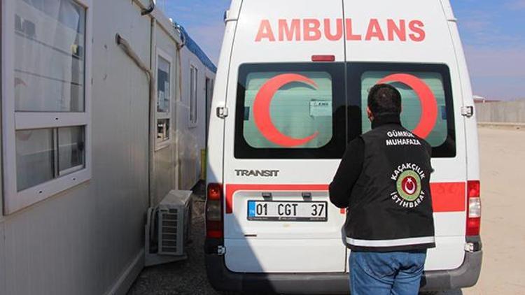 Suriyeden dönen ambulansta ele geçirildi: Gözaltılar var