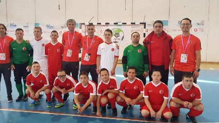 Down Sendromlu Futsal A Milli Takımı, İtalyayı devirdi