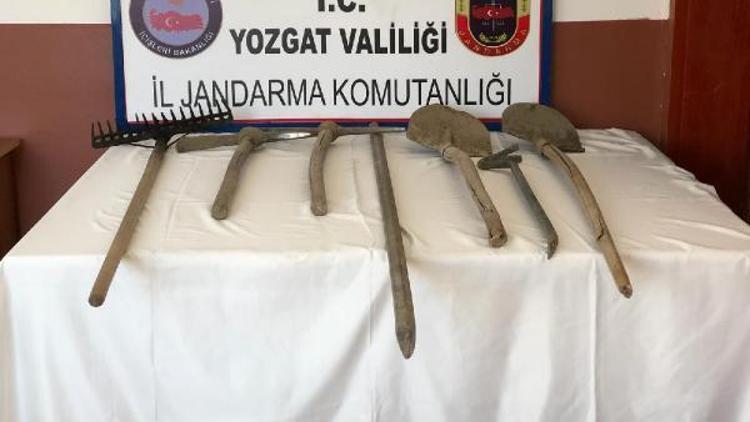 Yozgatta kaçak kazı yapan 6 kişi gözaltına alındı