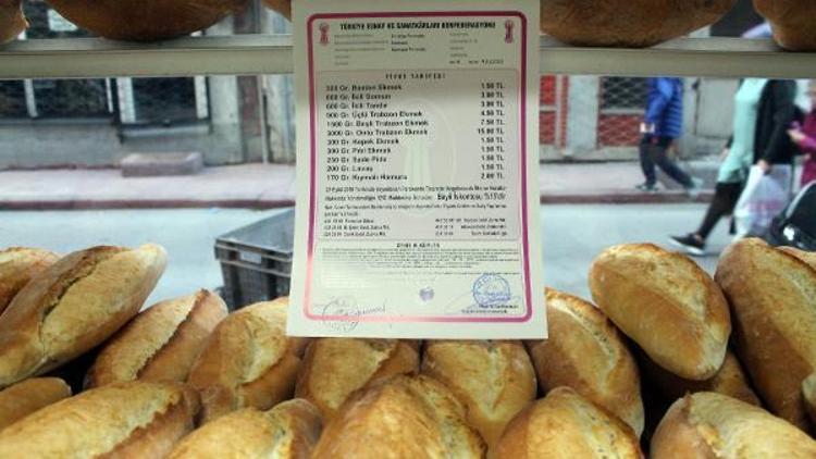 Samsun’da ekmek fiyat tarifesinde değişiklik
