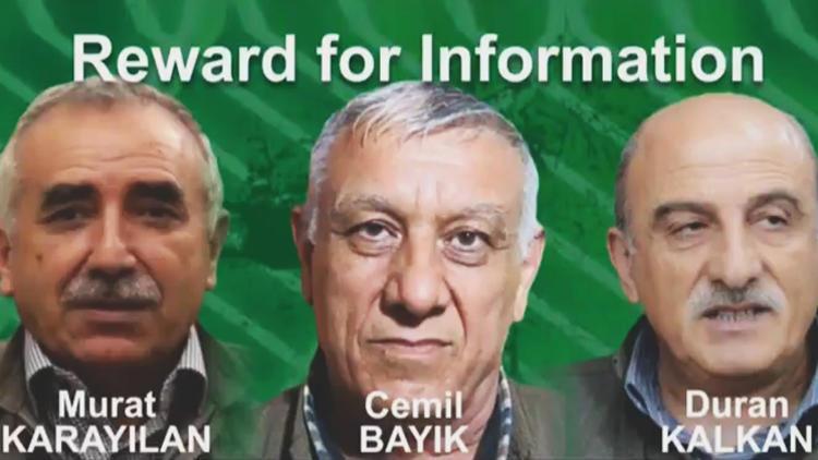 Amerikalı yetkiliden önemli mesajlar: 3 PKKlının başına ödül ciddi bir adım