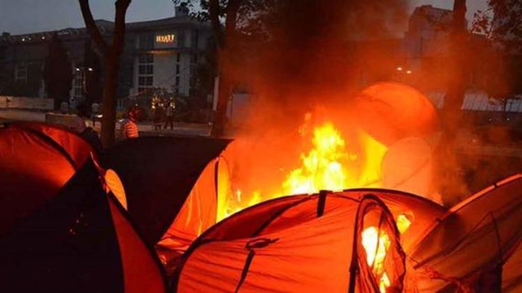 Gezi Parkında çadırları yakın talimatını vermişti Flaş karar...