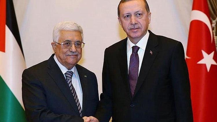 Cumhurbaşkanı Erdoğan, Mahmud Abbasla görüştü
