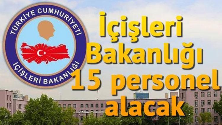 İçişleri Bakanlığı Giriş (Sözlü) Sınavı İle 15 AB Uzman Yardımcısı Alacak