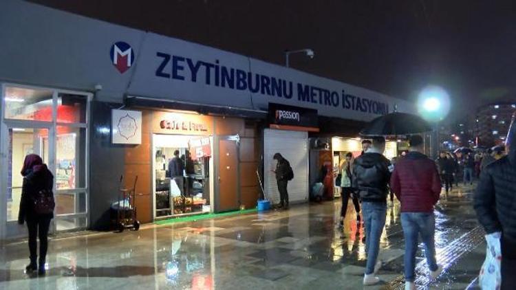 Zeytinburnu Metro İstasyonunda raylara atlayan kadın yaralandı(2)