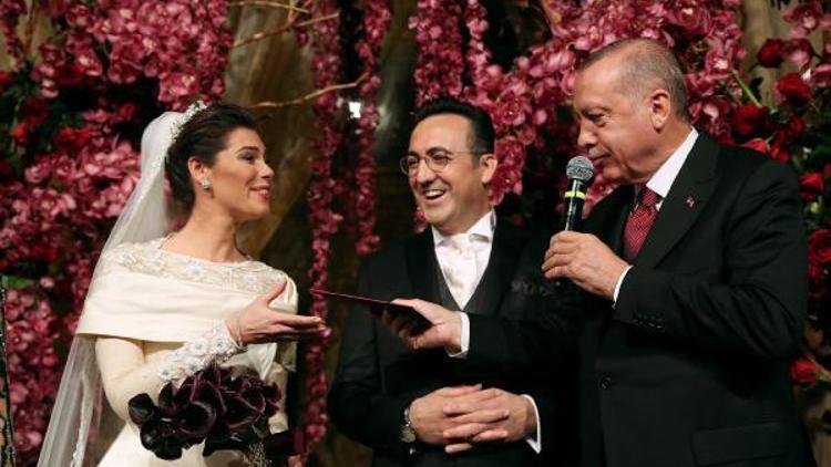 Cumhurbaşkanı Erdoğan İlker Aycının düğününe katıldı