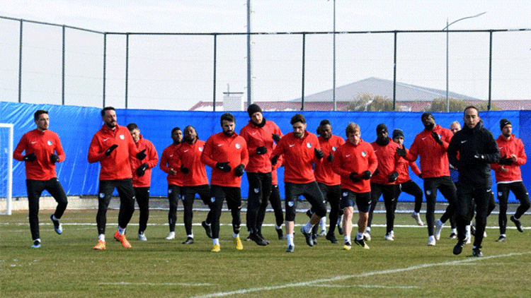 Erzurumsporda Antalyaspor maçı hazırlıkları