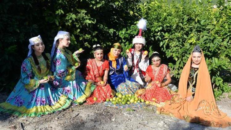 Dalından limon ve portakal topladılar